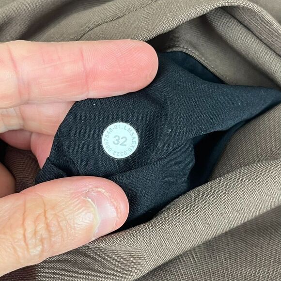 Lululemon Commission Pant Warpstreme Classic Dark Mocha Men's 32X31 M5AEXS - Picture 8 of 12